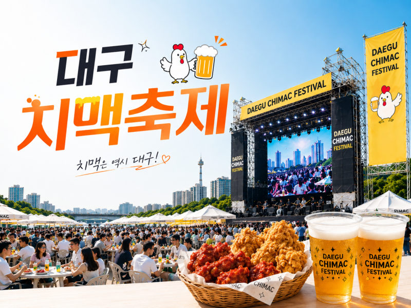 [C-18B] 2026 대구 치맥축제 +옥연지수국정원