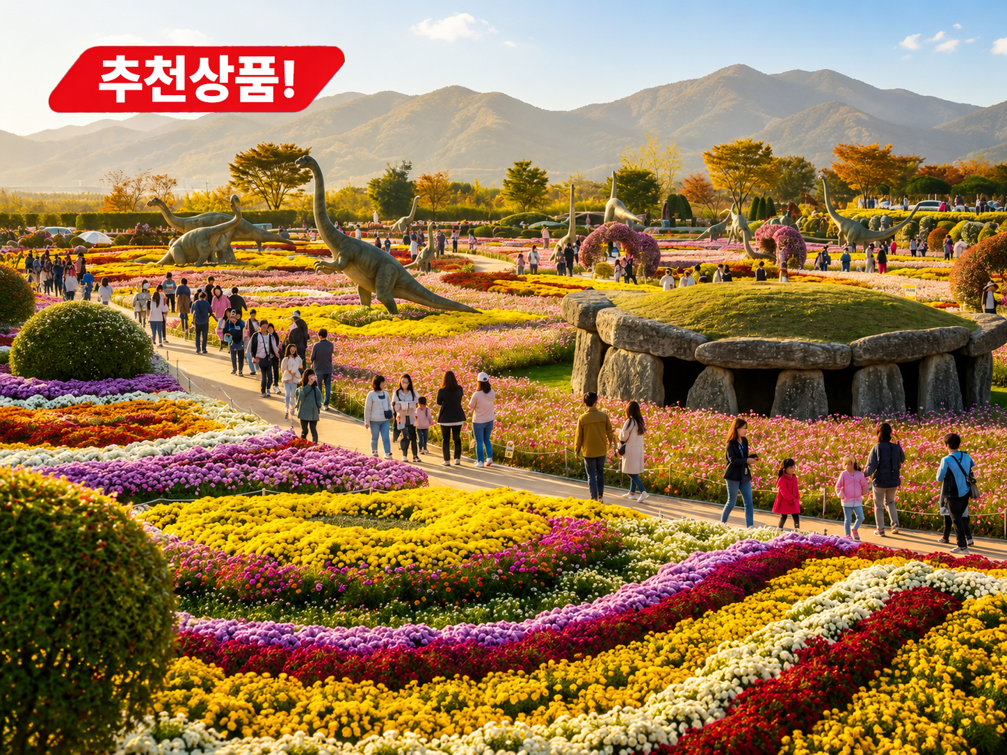 [C-210C] 화순 고인돌 가을꽃 축제+세량제 둘레길