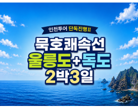 [A-03D2] 인천투어 단독진행Ⅱ 묵호쾌속선 울릉도+독도
