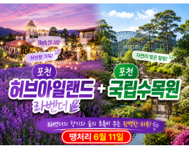 [C-124B] 포천 허브아일랜드 라벤더+포천 국립수목원