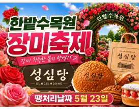 [C-128A] 대전 한밭수목원 장미축제+성심당+만인산 자연휴양림