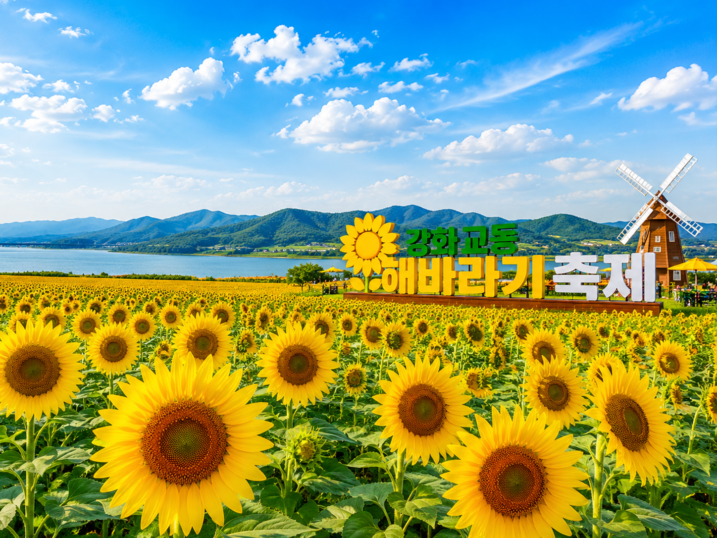 [C-139] 강화교동해바라기축제+강화 석모도 수목원+산채나물1인 돌솥밥