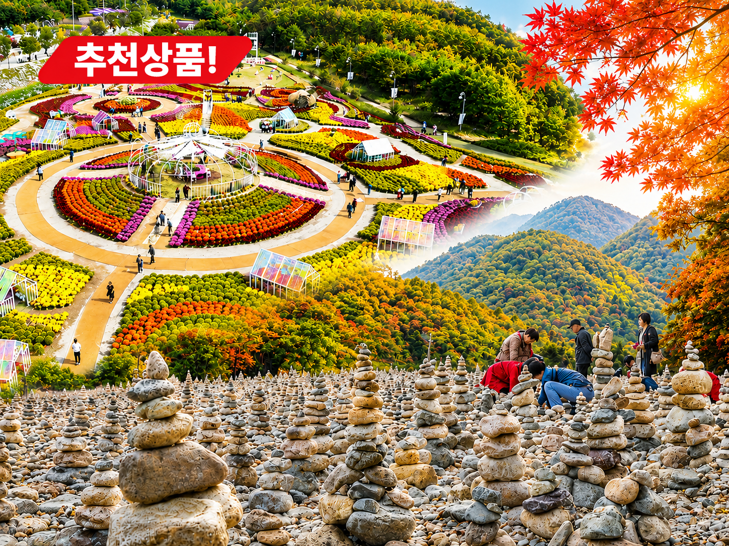 [C-185C] 인제 가을꽃축제+ 인제백담사