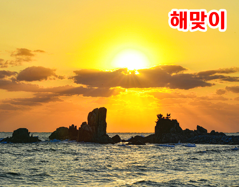 [C-197D] 고성 옵바위 해맞이+금강산 화암사&카페+대진항 해상공원