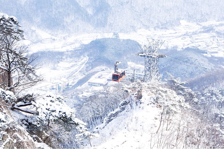 [C-217D] 설경여행 대둔산 케이블카+익산 왕궁포레스트