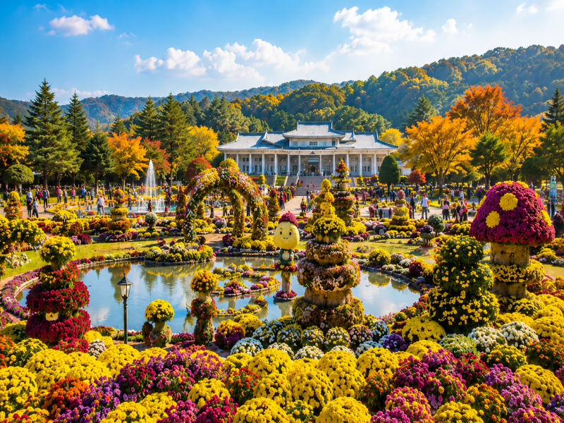 [C-93C] 청남대 국화축제&단풍+좌구산 족욕&꽃차&명상구름다리+보강천 미루나무숲