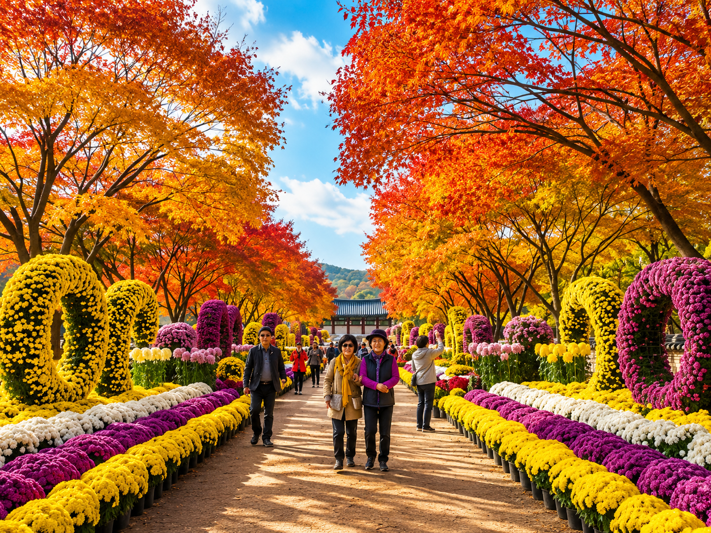 [C-93C] 청남대 국화축제&단풍+좌구산 족욕&꽃차&명상구름다리+보강천 미루나무숲