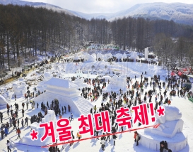 [C-97D] 태백 눈꽃축제&태백산하늘전망대+몽토랑 산양목장