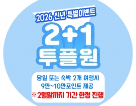2026년 신년 2+1 특별이벤트
