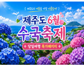 [JPD-66B] 제주도 6월 수국축제 당일여행 특가패키지
