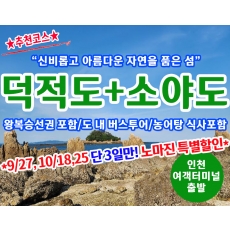 [A-16] 덕적도&소야도 당일여행(9월27,10월18,25일 단 3일!/최소출발인원 20명이상)