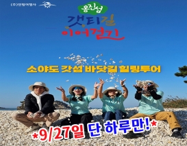 [A-16] 덕적도&소야도 당일여행(9월27일만!/최소출발인원 20명이상)