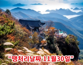 [B-22C] 땡처리 날짜(11월30일) 시즌2! 남해+사천+산청 1박2일 가을여행