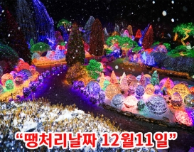 [C-107D] 가평 아침고요수목원 별빛축제+구곡얼음폭포