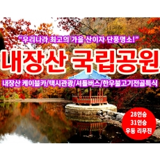 [C-18C] 단풍 명소 내장산 국립공원 단풍관광!