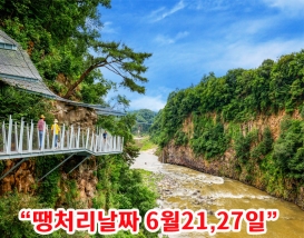[C-193A] 철원 한탄강 잔도길&하늘다리+벽초지수목원 수국축제
