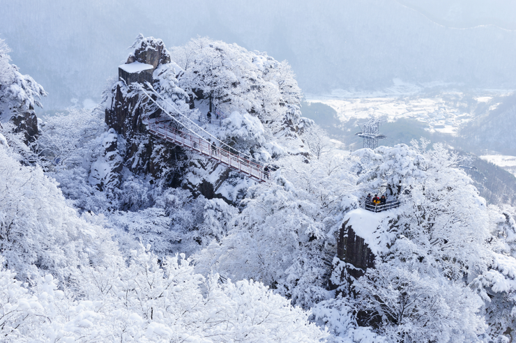 [C-217D] 설경여행 대둔산 케이블카+익산 왕궁포레스트