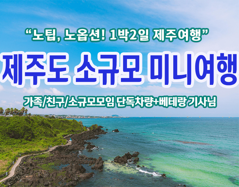 JP-20 제주도  1박2일 소규모 미니여행 (5인이상 ~15인미만)