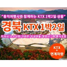 [T-3] 홍익여행사와 함께하는 경북별미KTX1박2일 기차여행(8인이상 출발)